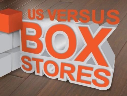 Carpets Plus of Raleigh - Us vs Big Box Stores Article Image
